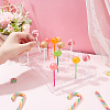 20-Hole Arc-Shaped Transparent Acrylic Lollipop Display Holder ODIS-WH0043-03B-3