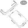 2Pcs Aluminum Bag Handle FIND-CA0004-80A-2