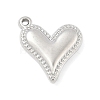 304 Stainless Steel Heart Pendants STAS-R162-01P-01-1