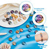 50Pcs Eletroplate Glass Beads GLAA-HS0001-09D-4
