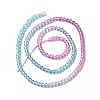 Transparent Gradient Color Glass Beads Strands X1-GLAA-H021-01B-29-4