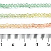 Transparent Painted Glass Beads Strands DGLA-A034-T1mm-A04-3