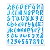 Number & Alphabet & Sign PVC Waterproof Self-Adhesive Sticker DIY-I073-04F-1