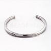 304 Stainless Steel Cuff Bangles BJEW-D434-05-2