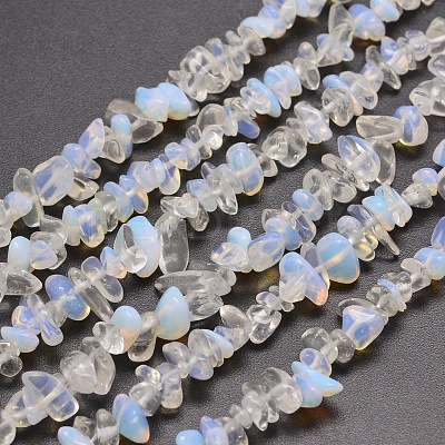 Opalite Chip Bead Strands G-M205-33-1