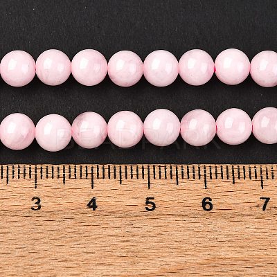 Natural Madagascar Rose Quartz Beads Strads X1-G-D655-6mm-1