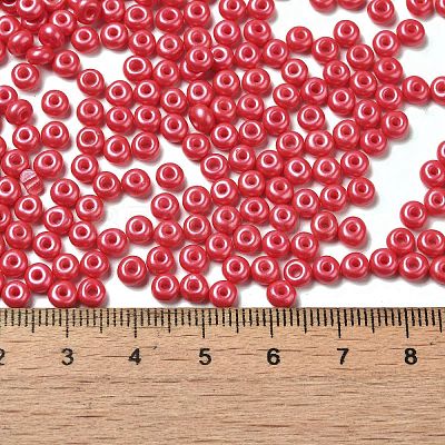 Baking Paint Luster Glass Seed Beads X1-SEED-B001-04A-04-1