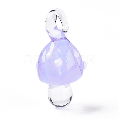 Handmade Lampwork Pendants LAMP-T021-23F-1