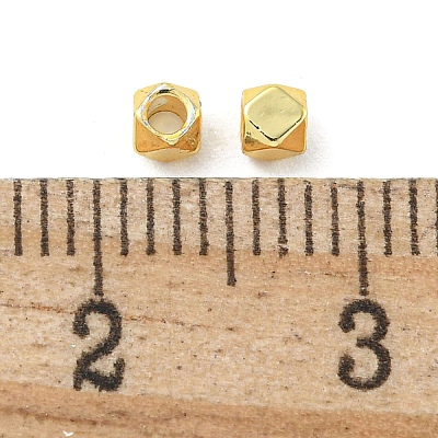 Rack Plating Brass Spacer Beads FIND-T071-03G-A-RS-1