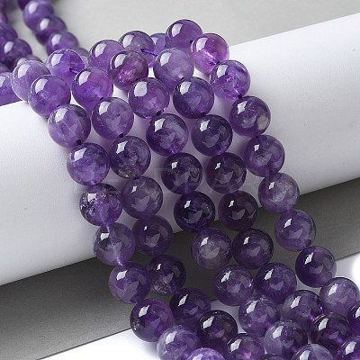 Natural Amethyst Beads Strands G-S031-1-1