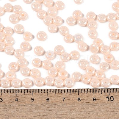 Opaque Colours Luster Glass Seed Beads X1-SEED-P008-01C-14-1