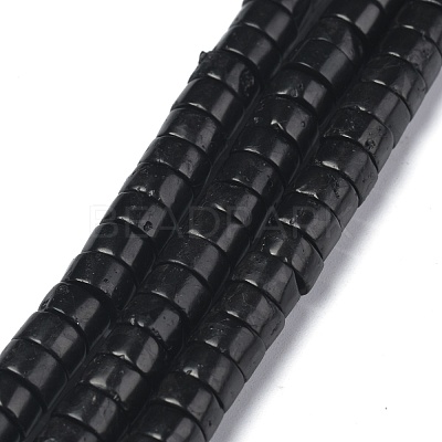 Natural Coal Quartz Beads Strands G-Z006-C21-1