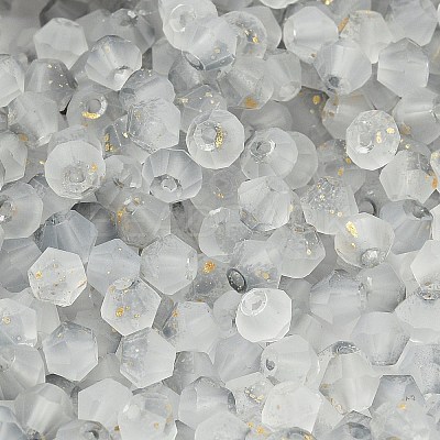 Frosted Glass Beads FGLA-D300-01H-1