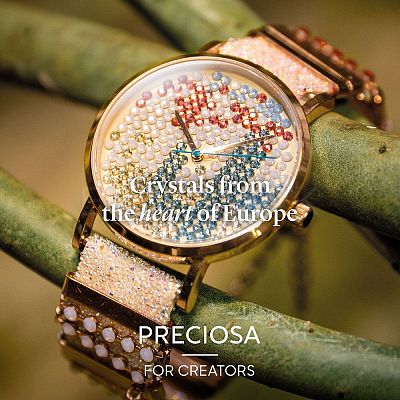 Preciosa® Crystal Hotfix Flatback Stones Y-PRC-HSS12-71350-1