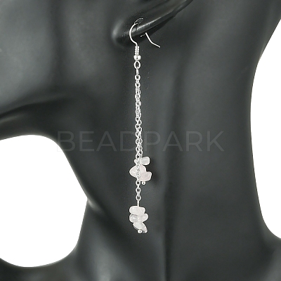 5Pair Brass Dangle Earrings EJEW-FS00040-1