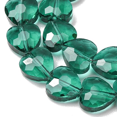 Transparent Glass Beads Strands GL-CBA7A17-03A-09-1