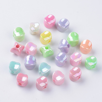 Opaque Acrylic Beads MACR-Q239-004B-1