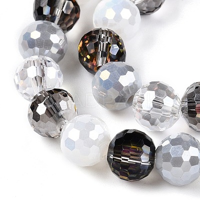 Electroplate Glass Bead Strands X-GLAA-Z006-01E-1