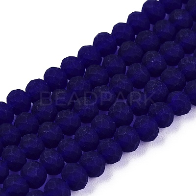 Transparent Glass Beads Strands EGLA-A044-T4mm-MD06-1