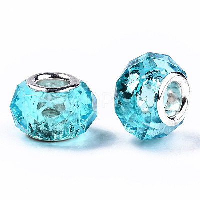 Transparent Resin European Beads RPDL-T003-003-B06-1