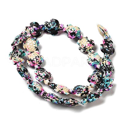 Synthetic Turquoise Dyed Beads Strands X-G-P507-05H-1