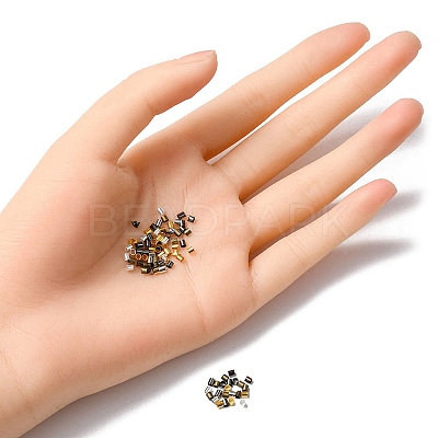 600Pcs 4 Colors Brass Crimp Beads KK-YW0001-52-1