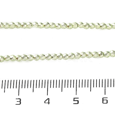 Electroplated Synthetic Non-magnetic Hematite Beads Strands G-C248-D01-2mm-01-1