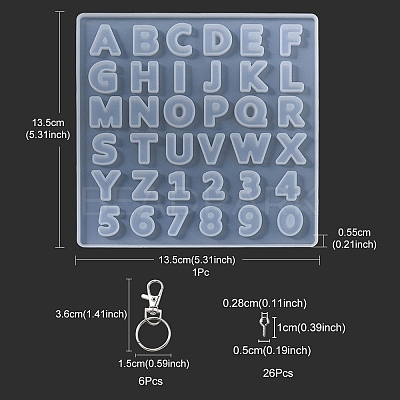 DIY Keychain Making Kits DIY-YW0006-59-1