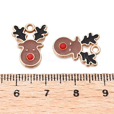 Alloy Enamel Pendants ENAM-S121-013B-1