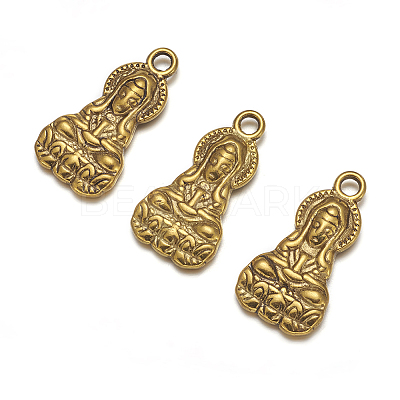 Tibetan Style Alloy Pendants X-PALLOY-K1363-AG-NR-1