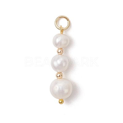 Natural Cultured Freshwater Pearl Pendants PALLOY-JF05145-1