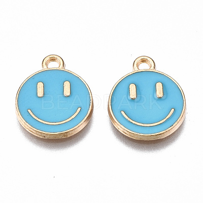 Alloy Enamel Charms ENAM-S121-165B-RS-1