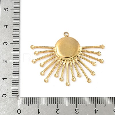 304 Stainless Steel Pendant Cabochon Settings X-STAS-L293-04G-1