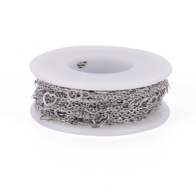 Tarnish Resistant 304 Stainless Steel Link Chains CHS-F007-14P-1