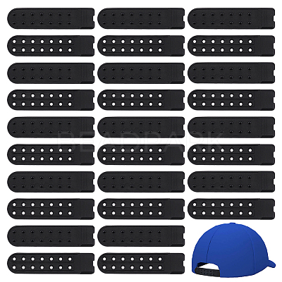 40 Sets Plastic Snapback Strap with 7 Holes FIND-BC0013-41A-1