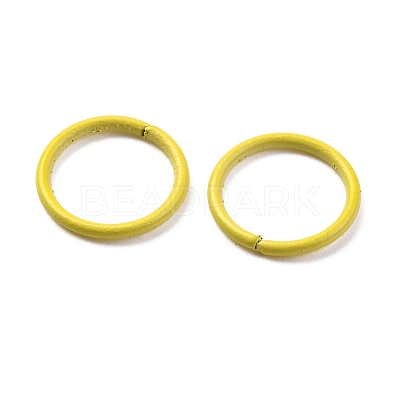 Spray Painted Iron Open Jump Rings LS-IFIN-F149-B13-1