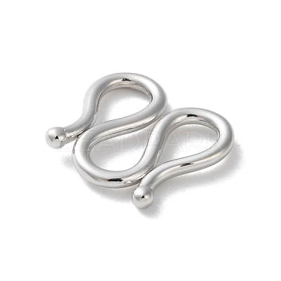999 Fine Silver Hook and S-Hook Clasps STER-P063-03P-1