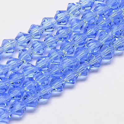 Transparent Glass Beads Strands EGLA-A039-T4mm-D07-1