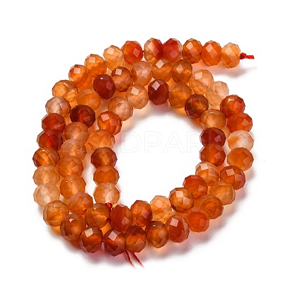 Natural Red Agate(Dyed & Heated) Beads Strands G-K380-A49-07-1