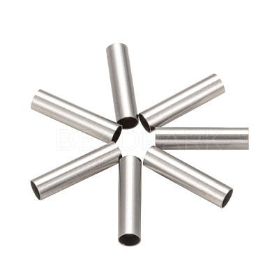Tarnish Resistant 304 Stainless Steel Tube Beads X-STAS-G071-32P-1