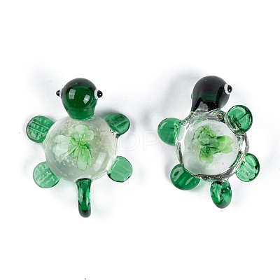 Handmade Lampwork Pendants LAMP-S078-B-1