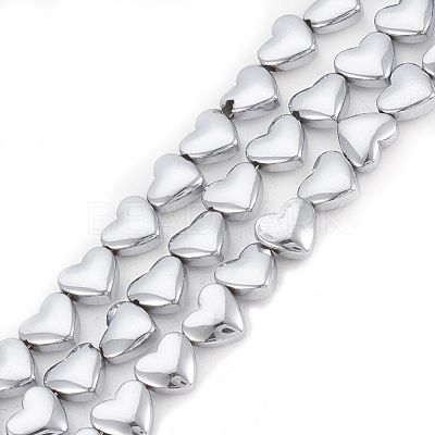 Electroplate Non-magnetic Synthetic Hematite Beads Strands G-T061-101J-1