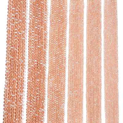 Electroplate Glass Beads Strands EGLA-A044-T2mm-A21-1