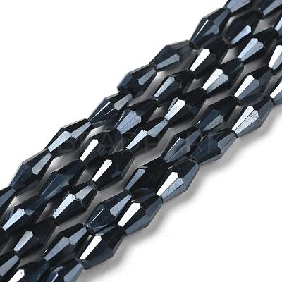 Opaque Glass Beads Strands GLAA-P001-03A-04-1