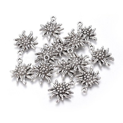 Tibetan Style Alloy Pendants TIBEP-A113357-AS-FF-1