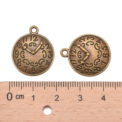 Tibetan Style Alloy Pendants X-TIBEP-R191-AB-FF-1