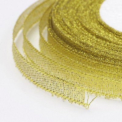 Glitter Metallic Ribbon X-RS6mmY-G-1