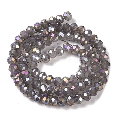 Baking Electroplate Glass Beads Strands LS-DGLA-A039-J10mm-B06-1