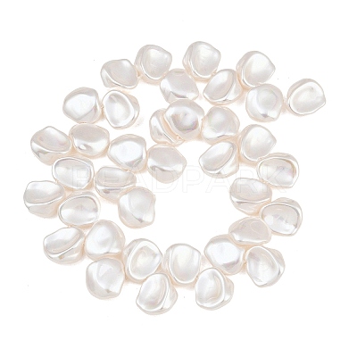 Electroplated Glass Pearl Beads Strands GL-CBA64F3-02-1