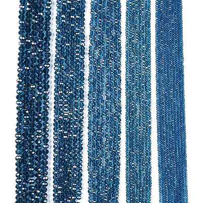 Electroplate Glass Beads Strands LS-EGLA-A044-T3mm-B27-1